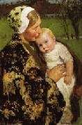 Gari-Julius Melchers Motherhood Spain oil painting artist